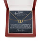 Happy 9th Anniversary Everlasting Love Necklace - Love You This Much
