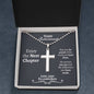 Happy Retirement Ball Chain Cross Necklace - Love You This Much