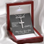 Husband (God Knew) Cross Necklace - Love You This Much