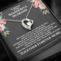 Husband Memorial Forever Heart Necklace - Love You This Much