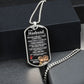 Husband Up Edition Dog Tag Necklace - Love You This Much