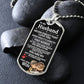Husband Up Edition Dog Tag Necklace - Love You This Much