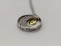 To My Granddaughter Moon & Back Necklace