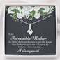Incredible Mother (From Bride) Alluring Beauty Necklace - Love You This Much