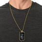 Last Name Police Dog Tag Necklace - Love You This Much
