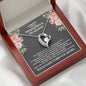 Memory of Husband (Mahogany) Forever Love Necklace - Love You This Much