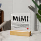 Mimi Noun Acrylic - Love You This Much