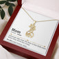 Mom Definition Giraffe Necklace - Love You This Much