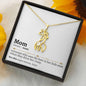 Mom Definition Giraffe Necklace - Love You This Much