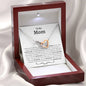 Mom 'Raised By You' Interlocking Hearts Necklace - Love You This Much