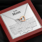 Mom 'Raised By You' Interlocking Hearts Necklace - Love You This Much