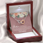Mom Retirement Interlocking Hearts Necklace - Love You This Much
