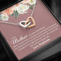 Mom Retirement Interlocking Hearts Necklace - Love You This Much