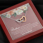 Mom Retirement Interlocking Hearts Necklace - Love You This Much