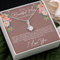 Mom Wedding Day Alluring Beauty Necklace - Love You This Much