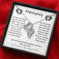 Mommy (Baby to Mom) Intertwined Hearts Necklace - Love You This Much