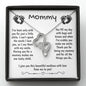 Mommy (Baby to Mom) Intertwined Hearts Necklace - Love You This Much