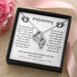 Mommy (Baby to Mom) Intertwined Hearts Necklace - Love You This Much