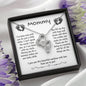 Mommy (Baby to Mom) Intertwined Hearts Necklace - Love You This Much