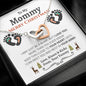 Mommy (tummy) Merry Christmas Interlocking Hearts Necklace - Love You This Much