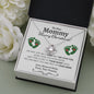 Mommy (Twin Tummy) Christmas Love Knot Necklace - Love You This Much