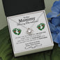 Mommy (Twin Tummy) Christmas Love Knot Necklace - Love You This Much