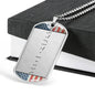 Morse Code (American Flag) Dog Tag Necklace - Love You This Much