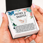 Mother & Daughter 'Hummingbird' Joined Hearts Necklace - Love You This Much