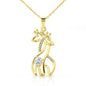 Mother Definition Giraffe Necklace - Love You This Much