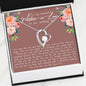 Mother In Law On Our Wedding Day Forever Love Necklace - Love You This Much