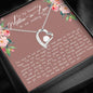 Mother In Law On Our Wedding Day Forever Love Necklace - Love You This Much