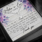 Mother in Law (On Wedding Day) Alluring Beauty Necklace - Love You This Much