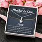 Mother In Law on Wedding Day (From Groom) Alluring Beauty Necklace - Love You This Much