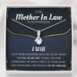 Mother In Law on Wedding Day (From Groom) Alluring Beauty Necklace - Love You This Much