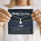 Mother In Law on Wedding Day (From Groom) Alluring Beauty Necklace - Love You This Much