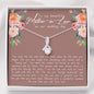 Mother In Law Wedding Alluring Beauty Necklace - Love You This Much