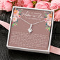 Mother In Law Wedding Alluring Beauty Necklace - Love You This Much