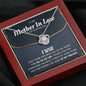 Mother In Law Wedding (From Bride) Love Knot Necklace - Love You This Much
