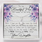 Mother of the Bride 'Daughter' Alluring Beauty Necklace - Love You This Much
