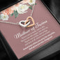 Mother of Twins Interlocking Hearts Necklace - Love You This Much