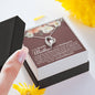 Mother On My Wedding Day Forever Love Necklace - Love You This Much