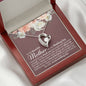 Mother On My Wedding Day Forever Love Necklace - Love You This Much