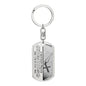 Mother's Prayer Son(Love Mom) Dog Tag Keychain - Love You This Much