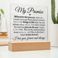 My Promise Acrylic - Love You This Much