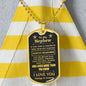 Nephew (Braver) Dog Tag Necklace - Love You This Much