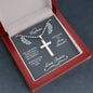 Nephew Ring Bearer Ball Chain Cross Necklace - Love You This Much
