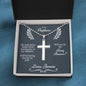 Nephew Ring Bearer Ball Chain Cross Necklace - Love You This Much