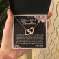 New Beautiful Daughter Interlocking Hearts Necklace - Love You This Much