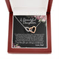 New Beautiful Daughter Interlocking Hearts Necklace - Love You This Much