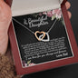 New Beautiful Daughter Interlocking Hearts Necklace - Love You This Much